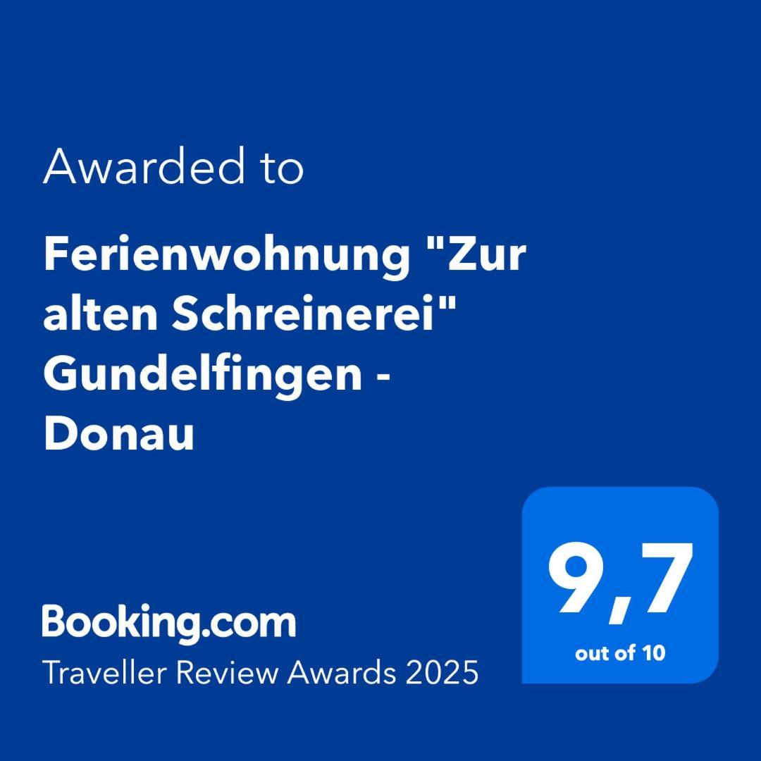 Ferienwohnung "Zur Alten Schreinerei" Gundelfingen - Donau Gundelfingen an der Donau Eksteriør bilde